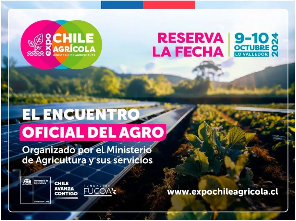 Anuncian fechas del encuentro de capacitación gratuita Expo Chile Agrícola 2024