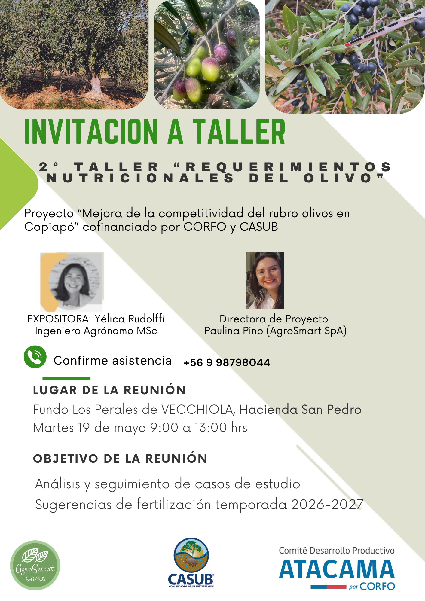 Taller “Requerimientos Nutricionales del Olivo"